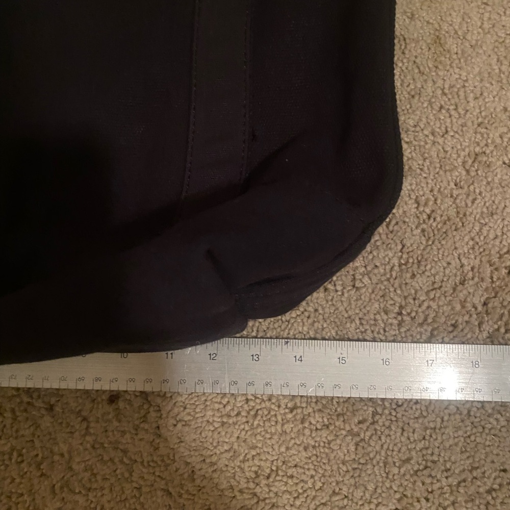 Lands' End Black Canvas Tote - Picture 5 of 6